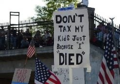 death-tax-protest