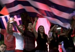 Greek-voters-protest