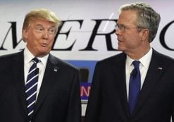 Donald-Trump-Jeb-Bush-CNN-GOP-Debate-AP