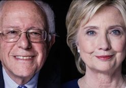 Bernie Sanders and Hillary Clinton