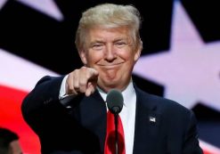 Donald Trump speaks at the Republican National Convention in Cleveland, Ohio at the Quicken Loans Arena. (Photo: Rick Wilking/Reuters)