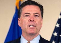 FBI Director James Comey speaks during a press conference relating to the investigation into Hillary Clinton's use of a private email server to mishandle classified information. (Photo: AP)