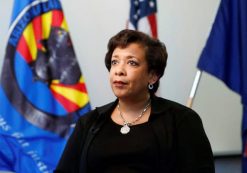 Attorney General Loretta E. Lynch in Phoenix on Tuesday. A private meeting at the city’s airport between Ms. Lynch and former President Bill Clinton this week set off a political uproar. Credit Nancy Wiechec/Reuters