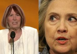 Pat Smith, left, the mother of Sean Smith, who died during the attack at the U.S. Consulate in Benghazi in 2012, speaks at the 2016 Republican National Convention. State Department headquarters, right, in D.C., left, and, right, Hillary Rodham Clinton speaks to the reporters at United Nations headquarters on Tuesday, March 10, 2015. (Photos: PPD/AP/Seth Wenig)