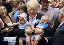 Republican presidential nominee Donald Trump on the campaign trail.