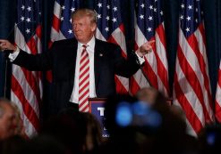 Donald J. Trump spoke about national defense at the Union League of Philadelphia on Wednesday. (Photo: Associated Press/AP)