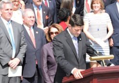 House Speaker Paul Ryan, R-Wis., led with opening session on September 9 commemorating the 9/11 15th Anniversary Memorial Service with a moment of silence.