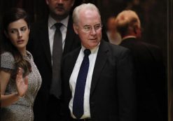 Rep. Tom Price, R-Ga., stands in an elevator as he arrives at Trump Tower, Wednesday, Nov. 16, 2016, in New York. (Photo: AP)