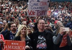 Supporters of Republican presidential candidate Donald Trump speaks during a campaign rally, Sunday, Nov. 6, 2016, in Sterling Heights, Mich. (Photo: AP)