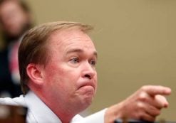 Rep. Mick Mulvaney, R-S.C., questions Mylan CEO Heather Bresch on Capitol Hill in Washington, Wednesday, Sept. 21, 2016, as she testifies before the House Oversight Committee hearing on EpiPen price increases. Bresch defended the cost for life-saving EpiPens, signaling the company has no plans to lower prices despite a public outcry and questions from skeptical lawmakers. (Photo: AP)