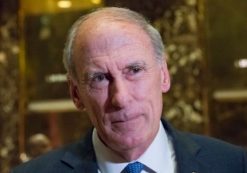 United States Senator Dan Coats (Republican of Indiana) speaks briefly with the press following his meeting with US President-elect Donald Trump, at Trump Tower in New York, New York, USA on November 30, 2016. (Photo: AP)