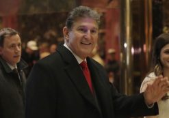 Sen. Joe Manchin, D-W.V., arrives at Trump Tower to discuss working with Republicans on repealing and replacing President Barack Obama's signature health care law, known as ObamaCare. (Photo: AP)