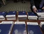 Copies of President Barack Obama’s proposed 2016 budget are displayed for sale at the Government Printing Office in Washington, D.C. (Photo: AP)