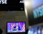 Then-President-elect Donald J. Trump is broadcast on a screen on the floor at the New York Stock Exchange (NYSE) in Manhattan, New York City, U.S. December 27, 2016. (Photo: Reuters)