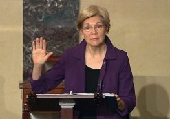 Sen. Elizabeth Warren, D-Mass., speaks on the floor of the U.S. Senate during a filibuster attempt to prevent Sen. Jeff Sessions, R-Ala., from being confirmed as the attorney general. (Photo: AP)