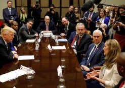 U.S. President Donald Trump listens during a meeting about healthcare at the White House in Washington, U.S., March 13, 2017. (Photo: Reuters)