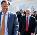 House Freedom Caucus member Rep. Dave Brat, R-Va., arrives at the White House, Thursday, March 23, 2017, in Washington. (Photo: AP)