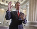 Sen. Rand Paul, R-Ky., discusses the American Health Care Act before a TV interview on Capitol Hill in Washington, D.C. on Wednesday, March 15, 2017. (Photo: AP)