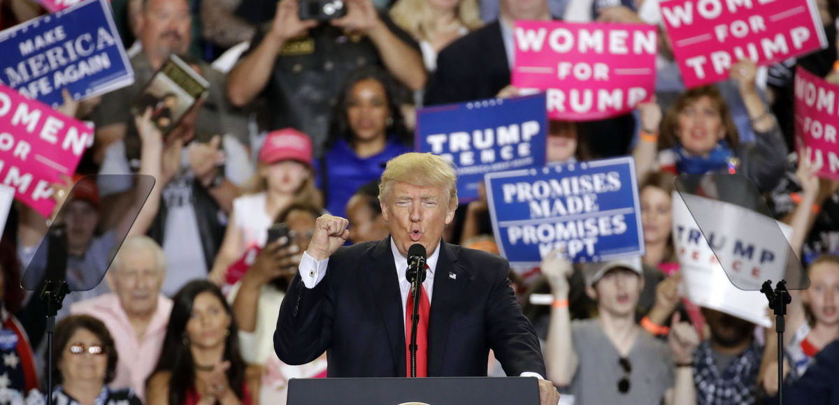 Trump Rails Against Media, Touts Promises Kept at Rally Marking First ...