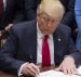 US President Donald Trump signs an executive order on Implementing an America-First Offshore Energy Strategy after signing it in the Roosevelt Room of the White House in Washington, DC, April 28, 2017. (Photo: Reuters)