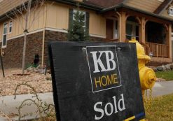 A sold sign is seen outside a house built by KB Home in Golden, Colorado, United States October 27, 2009. (Photo: Reuters)