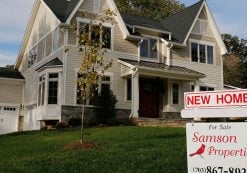 A real estate sign advertising a new home for sale is pictured in Vienna, Virginia, outside of Washington, October 20, 2014. (Photo: Reuters)