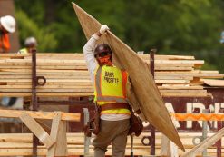 Construction workers are seen at a new building site in Silver Spring, Maryland, U.S. June 2, 2016. (Photo: Reuters)