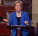 Senator Elizabeth Warren gives remarks on the Senate floor on June 22, 2017 after the release of the Senate Republicans' health care bill.