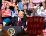 U.S. President Donald Trump speaks during a rally at the U.S. Cellular Center in Cedar Rapids, Iowa, U.S. June 21, 2017. (Photo: Reuters)