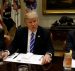 President Donald J. Trump hosts a lunch with Senate Majority Leader Mitch McConnell, R-Kty., (left) and Speaker of the House Paul Ryan, R-Wis., (right) at the White House in Washington, U.S. March 1, 2017. (Photo: Reuters)