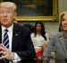 President Donald J. Trump and Education Secretary Betsy DeVos meet with parents and teachers at Saint Andrew Catholic School in Orlando, Florida, March 3, 2017. (Photo: Reuters)