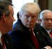 President Donald J. Trump, flanked by New Jersey Gov. Chris Christie and Attorney General Jeff Sessions, holds an opioid and drug abuse listening session at the White House in March 29, 2017. (Photo: Reuters)