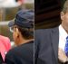 Dr. Kelli Ward, left, a former Arizona Republican state senator, speaks with a supporter of President Donald J. Trump on August 2, 2016, while Sen. Jeff Flake, R-Ariz., right, attends a meeting on Capitol Hill in Washington on March 9, 2016. (Photos: AP)