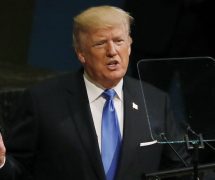 U.S. President Donald Trump addresses the 72nd United Nations General Assembly at U.N. headquarters in New York, U.S., September 19, 2017. (Photo: Reuters)