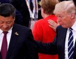 U.S. President Donald Trump talks to Chinese President Xi Jinping during the G20 leaders summit in Hamburg, Germany July 7, 2017. (Photo: Reuters)