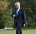 President Donald Trump walks from Marine One across the South Lawn of the White House in Washington, Wednesday, Sept. 27, 2017, as he returns from Indianapolis. (Photo: AP)