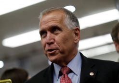 Senator Thom Tillis, R-N.C. , speaks to reporters.(Photo: Reuters)