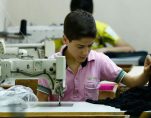 Muhamed Awwal, a 13-year-old from Syria, works in his father's basement factory in Istanbul. Around 665,000 school-age Syrian children who live in Turkey are not in school. (Photo: Syria)