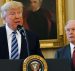 President Donald Trump speaks during a swearing-in ceremony for Attorney General Jeff Sessions at the White House. (Photo: Reuters)