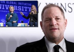 From L-R: Former U.S. President Bill Clinton, Former Secretary of State Hillary Clinton, and Vice Chair of the Clinton Foundation Chelsea Clinton, at the 2014 Meeting of Clinton Global Initiative University at Arizona State University in Tempe, Arizona March 22, 2014. Film producer Harvey Weinstein attends the 2016 amfAR New York Gala at Cipriani Wall Street in Manhattan, New York February 10, 2016. (Photos: Reuters)