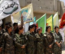 Syrian Democratic Forces (SDF) spokesman Talal Silo speaks during a news conference in Hukoumiya village in Raqqa, Syria June 6, 2017. (Photo: Reuters)