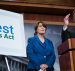 Sens. Amy Klobuchar, D-Minn., and Mark Warner, D-Va., conduct a news conference in the Capitol on the Honest Ads Act which aims to make online political ads more transparent on October 19, 2017. (Photo: AP)