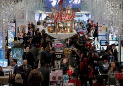 People shop in Macy's Herald Square in Manhattan, New York, U.S., November 23, 2017. (Photo: Reuters)