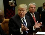 President Donald J. Trump meets with the National Association of Manufacturers at the White House on March 31, 2017. (Photo: Reuters)