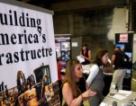 A recruiter talks with a job seeker at the Construction Careers Now! hiring event in Denver, Colorado U.S. August 2, 2017. (Photo: Reuters)