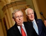 John Cornyn (R-TX) arrive to speak with reporters following the party luncheons on Capitol Hill in Washington, U.S. November 14, 2017. (Photo: Reuters)