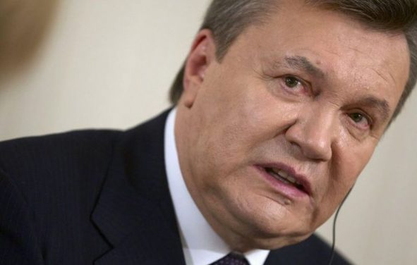 Ousted Ukrainian President Viktor Yanukovych speaks during the interview with The Associated Press, in Rostov-on-Don, Russia, on Wednesday, April 2, 2014. (Photo: AP)