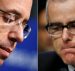 U.S. Deputy Attorney General Rod Rosenstein, left, and former FBI Deputy Director Andrew McCabe testifying before a Senate Intelligence Committee hearing on the Foreign Intelligence Surveillance Act (FISA) in Washington. (Photos: Reuters)