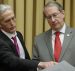 House Judiciary Committee Chairman Bob Goodlatte (right) talks with Rep. Trey Gowdy during a House Judiciary Committee hearing, November 14, 2017. (Photo: Reuters)