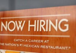 A fast food restaurant advertises for workers on its front window in Encinitas, California, U.S., September 13, 2016. (Photo: Reuters)